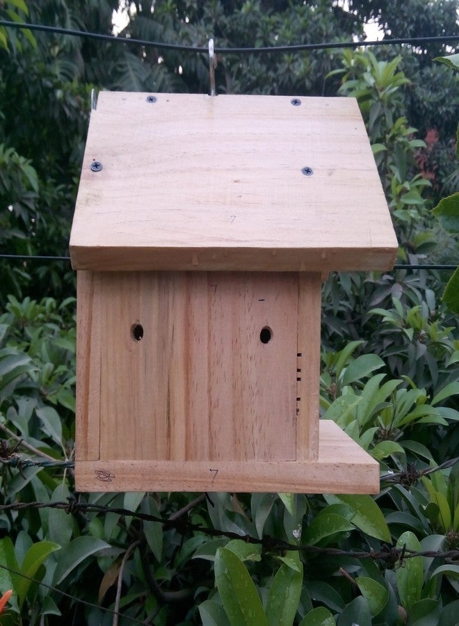 myBageecha - Wooden Bird Nest House DIY Kit - Image 2